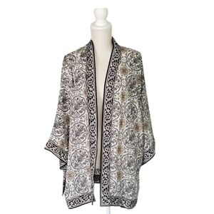 Max Studio Open Front Duster cardigan